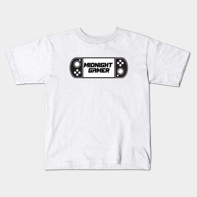 Midnight Gamer Kids T-Shirt by TN Shirts